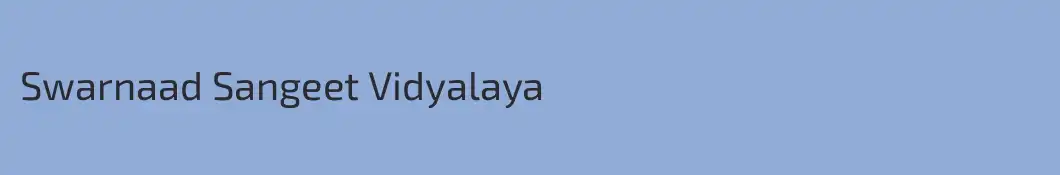 Swarnaad Sangeet Vidyalaya